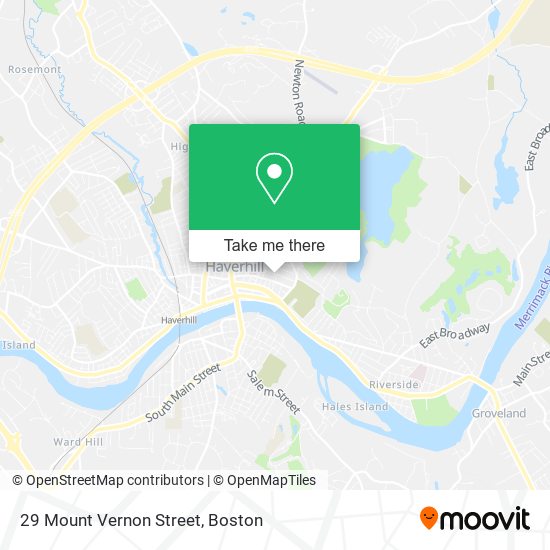 29 Mount Vernon Street map