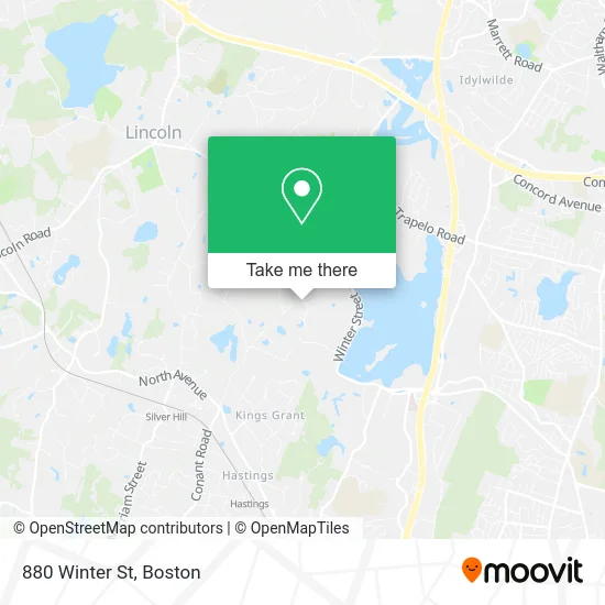 880 Winter St map