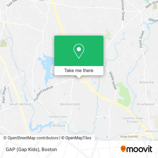 GAP (Gap Kids) map