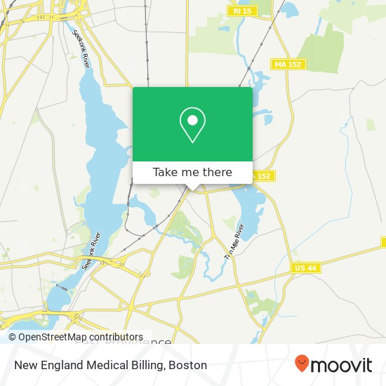New England Medical Billing map