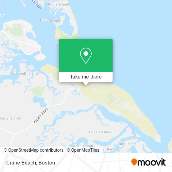 Crane Beach map