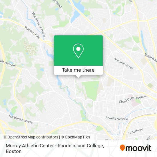 Murray Athletic Center - Rhode Island College map