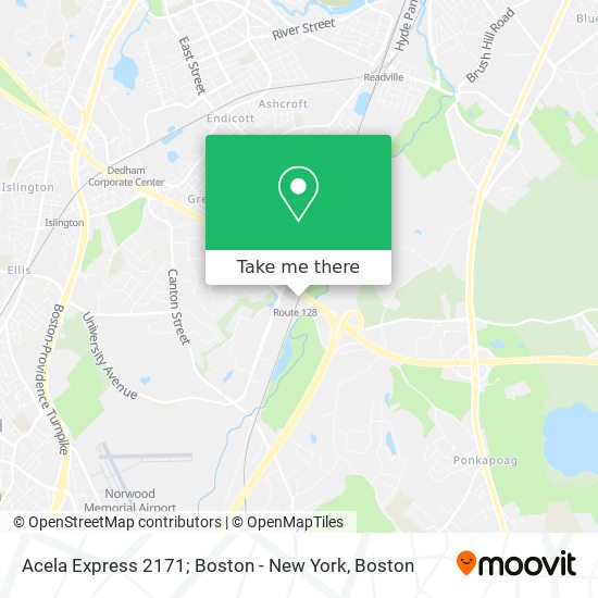 Boston To New York Map How To Get To Acela Express 2171; Boston - New York In Dedham By Bus, Train  Or Subway?