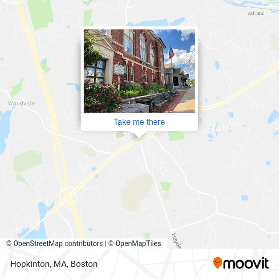 Hopkinton, MA map