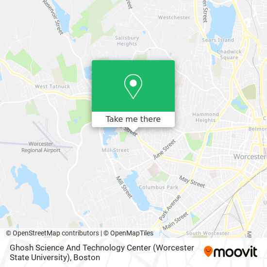 Ghosh Science And Technology Center (Worcester State University) map