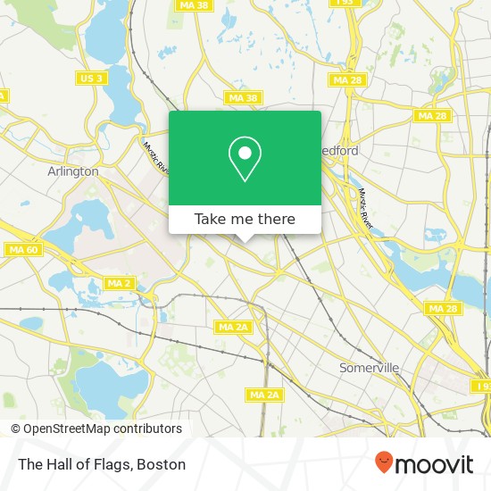 Mapa de The Hall of Flags