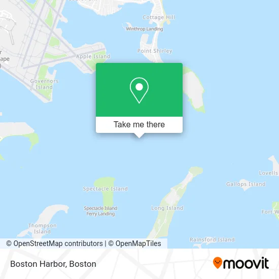 Boston Harbor map