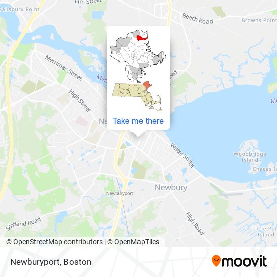 Mapa de Newburyport