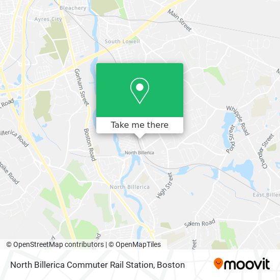 How to get to North Billerica Commuter Rail Station in Boston by