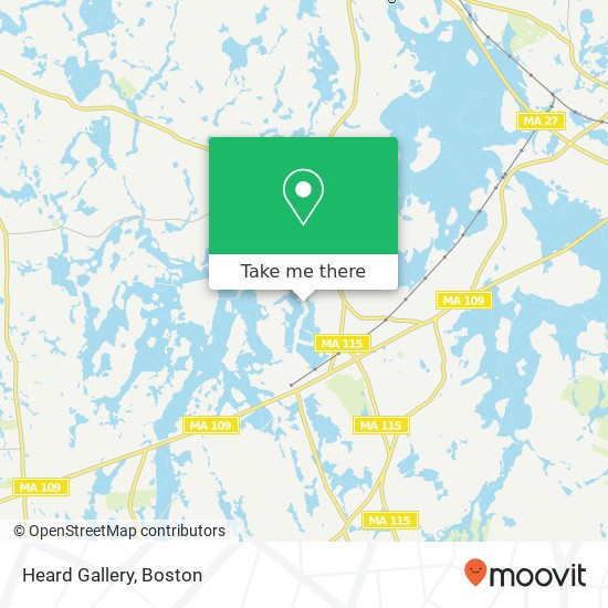 Heard Gallery map