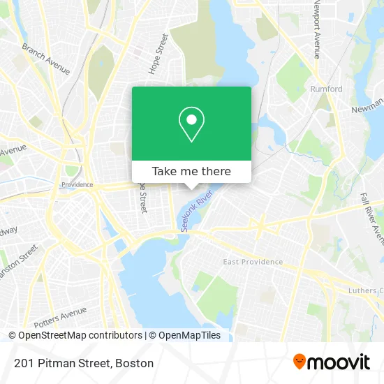 201 Pitman Street map