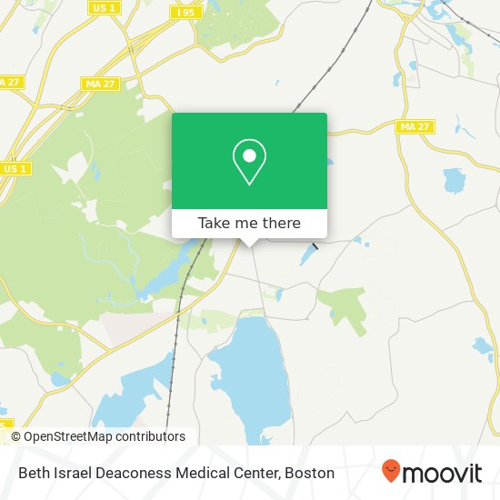 Beth Israel Deaconess Medical Center map