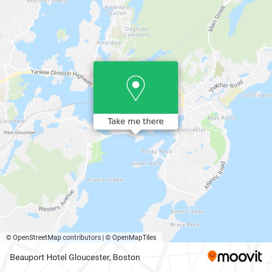 Mapa de Beauport Hotel Gloucester