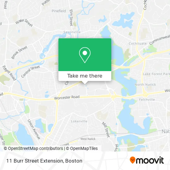 11 Burr Street Extension map
