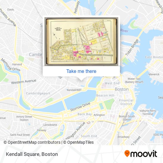 Mapa de Kendall Square