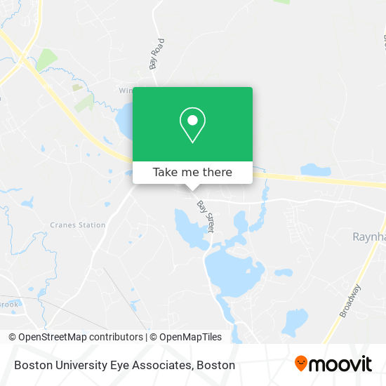 Mapa de Boston University Eye Associates