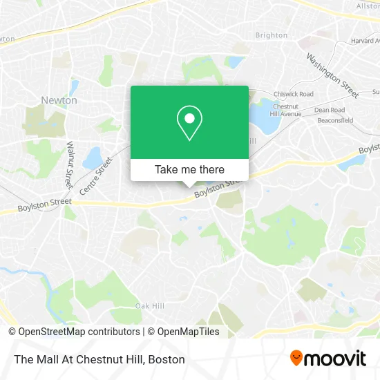 The Mall At Chestnut Hill map