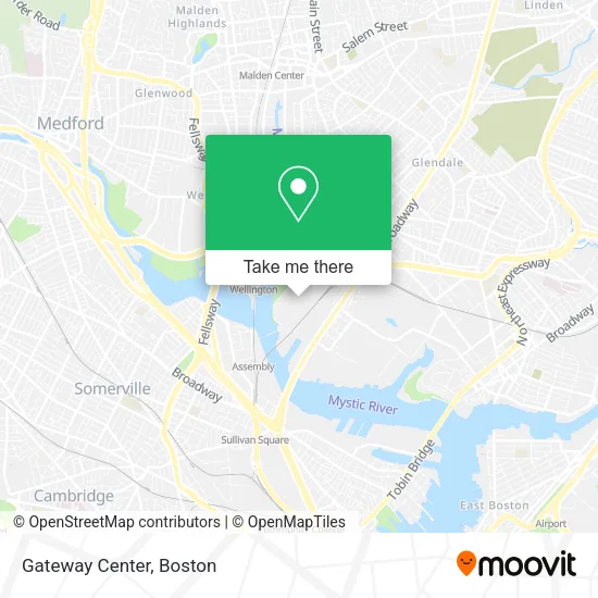 Gateway Center map