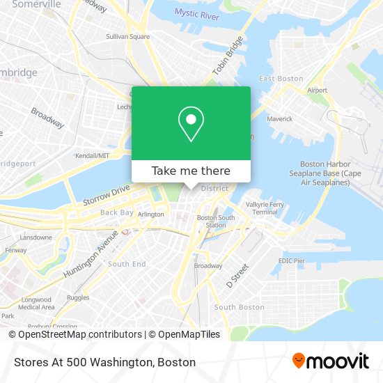 Mapa de Stores At 500 Washington