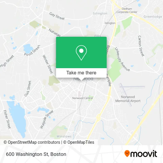 600 Washington St map