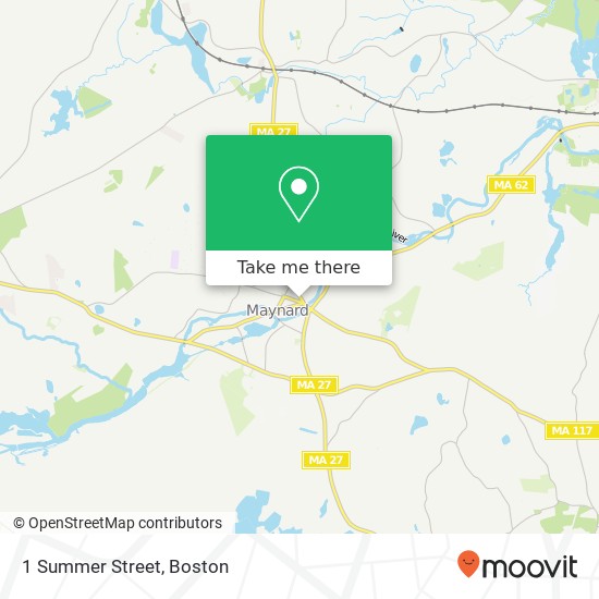 1 Summer Street map