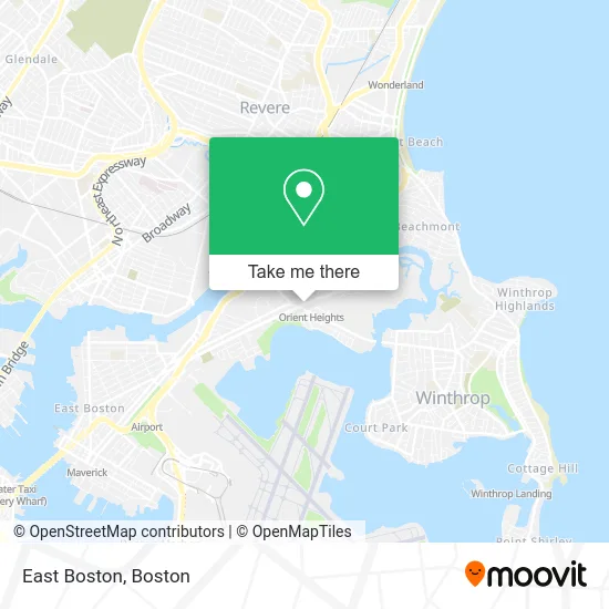 East Boston map