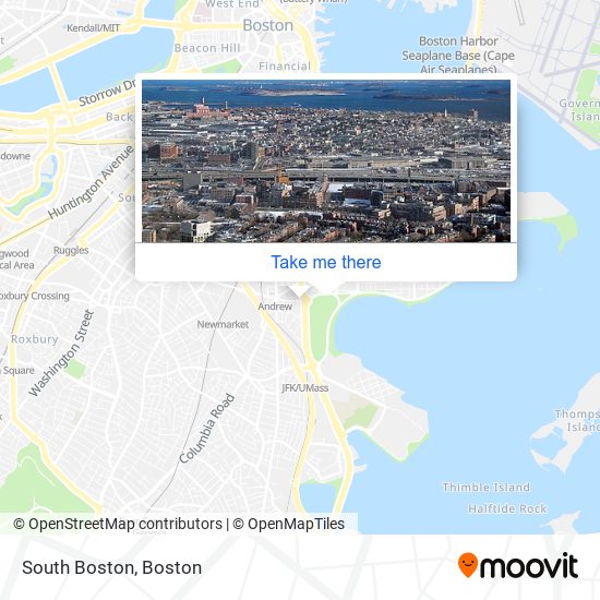 Mapa de South Boston