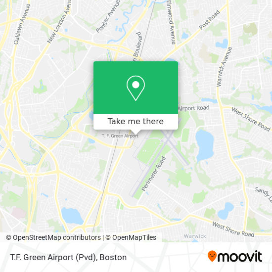 T.F. Green Airport (Pvd) map