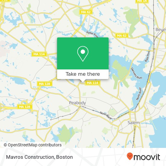 Mavros Construction map