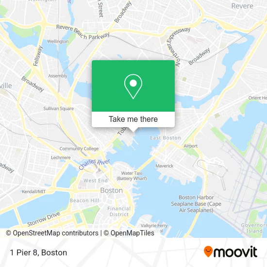1 Pier 8 map