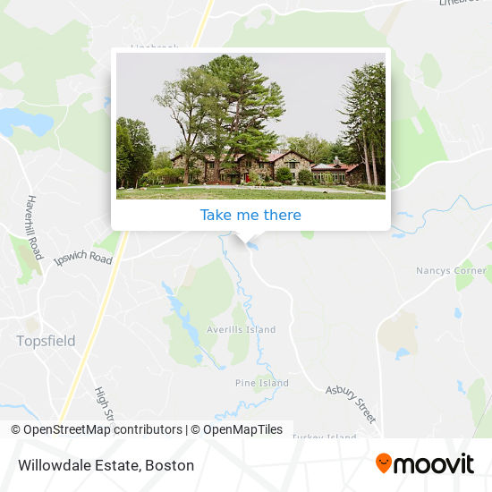 Mapa de Willowdale Estate