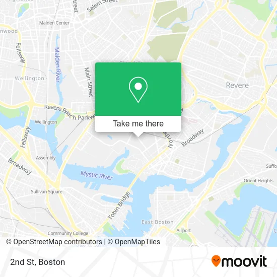 Mapa de 2nd St