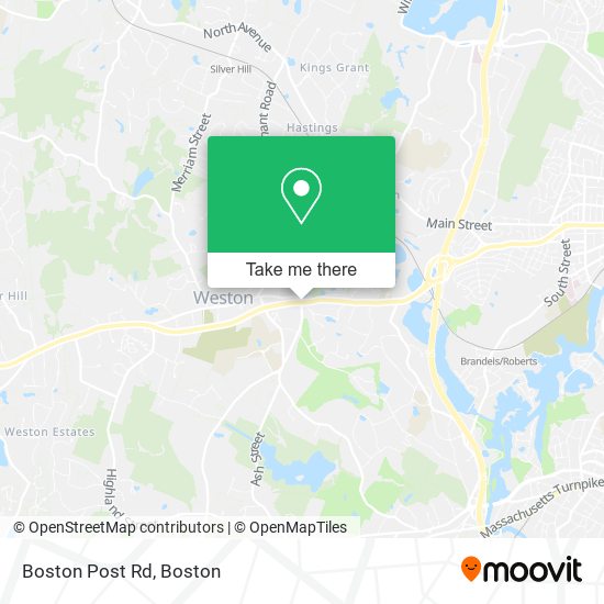 Boston Post Rd map