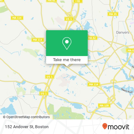 152 Andover St, Danvers, MA 01923 map