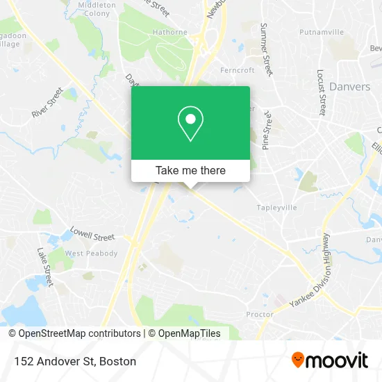 152 Andover St, Danvers, MA 01923 map