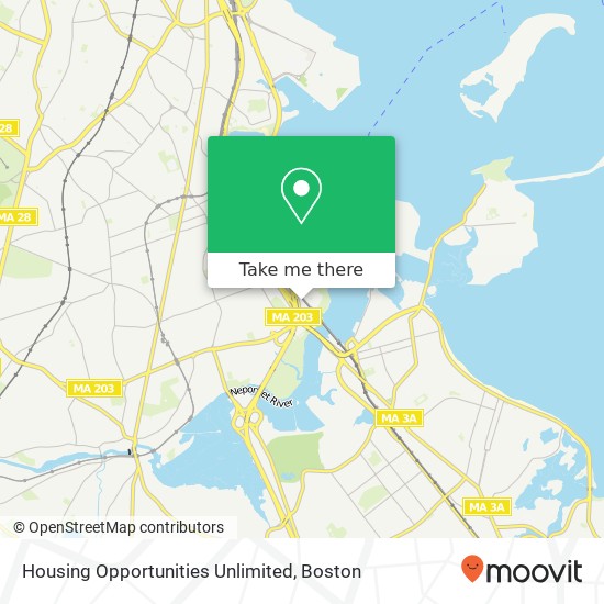 Mapa de Housing Opportunities Unlimited, 50 Redfield St