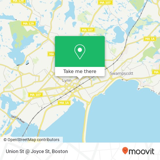 Mapa de Union St @ Joyce St