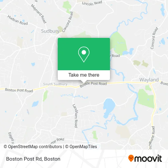 Boston Post Rd, Sudbury, MA 01776 map