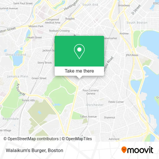 Walaikum's Burger map