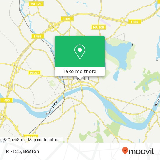 RT-125, Haverhill, MA 01830 map