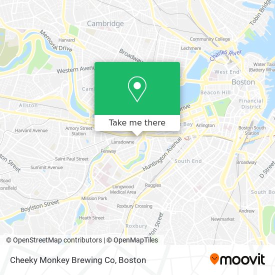 Mapa de Cheeky Monkey Brewing Co