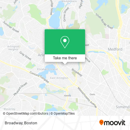 Mapa de Broadway