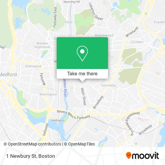 1 Newbury St map