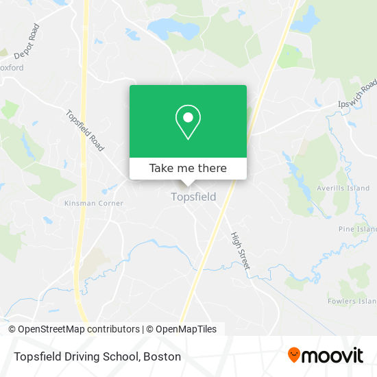 Topsfield Driving School map