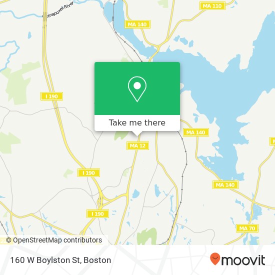 160 W Boylston St, West Boylston, MA 01583 map