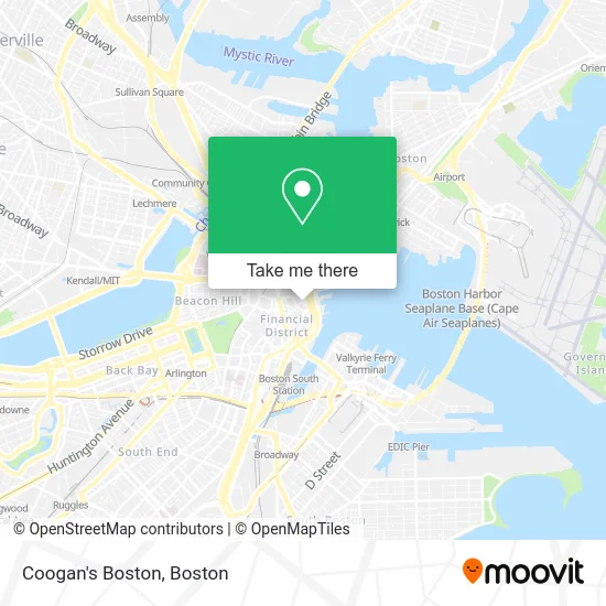 Coogan's Boston map