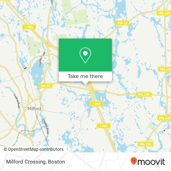 Mapa de Milford Crossing