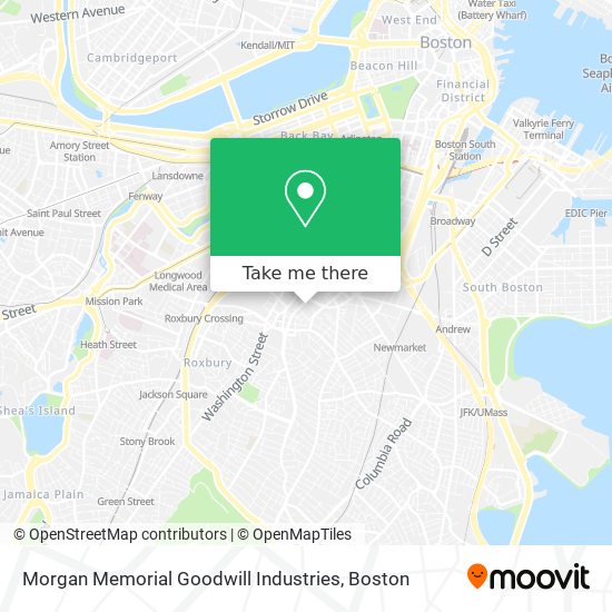 Mapa de Morgan Memorial Goodwill Industries