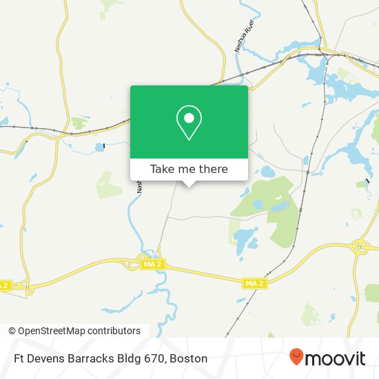 Ft Devens Barracks Bldg 670 map