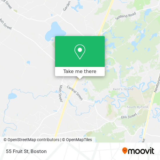 Mapa de 55 Fruit St, Byfield, MA 01922